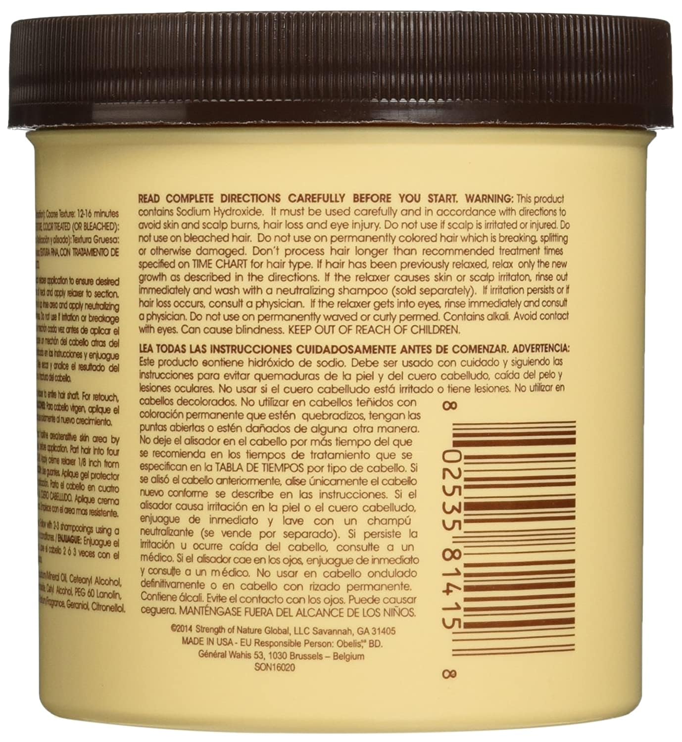 TCB No Base Creme Hair Relaxer, Regular 15 Oz