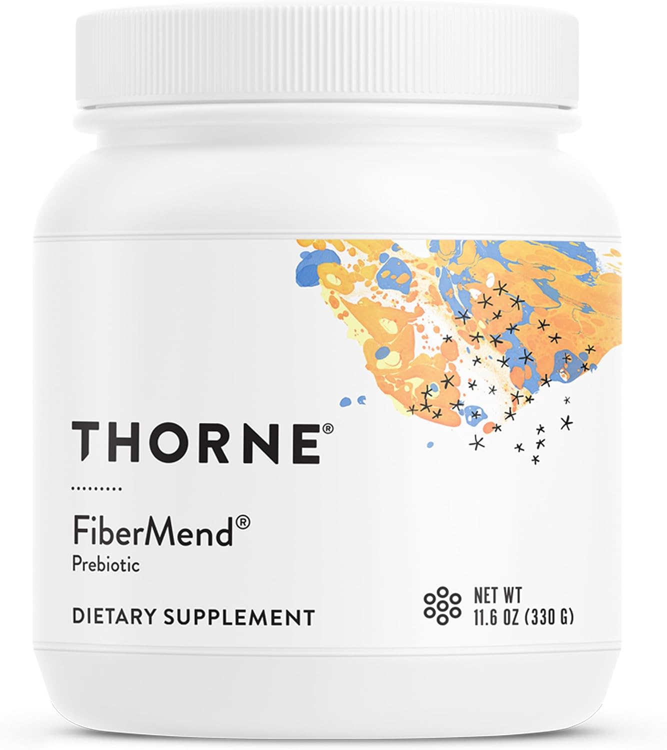 THORNE FiberMend, Prebiotic Fiber Powder with Antioxidants, 30 Servings | Supports Optimal Digestive Function