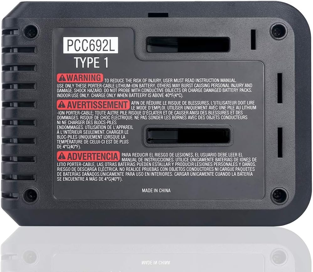 Lasica 20V Max Charger Compatible with Black & Decker 20v Battery and Compatible with Porter-Cable 20v Battery LBXR20 LBXR2020 PCC681L PCC685L