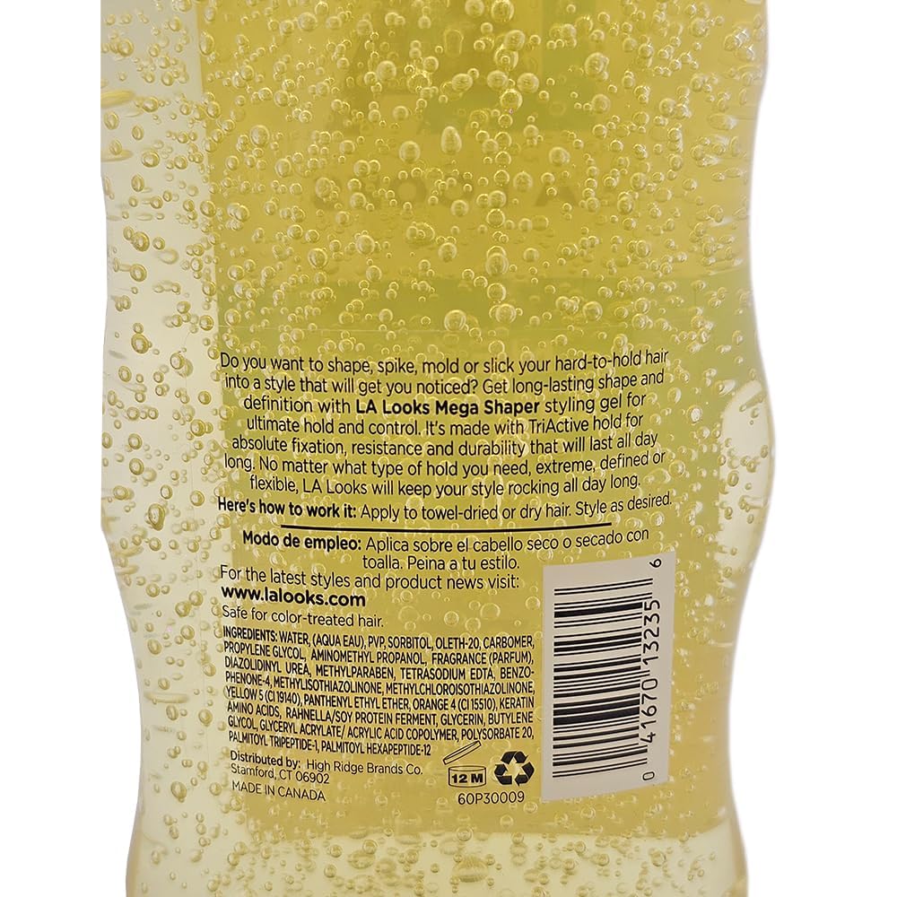 L.A. Looks L.A. Looks Mega Hold Styling Gel, 20 oz (Pack of 3)