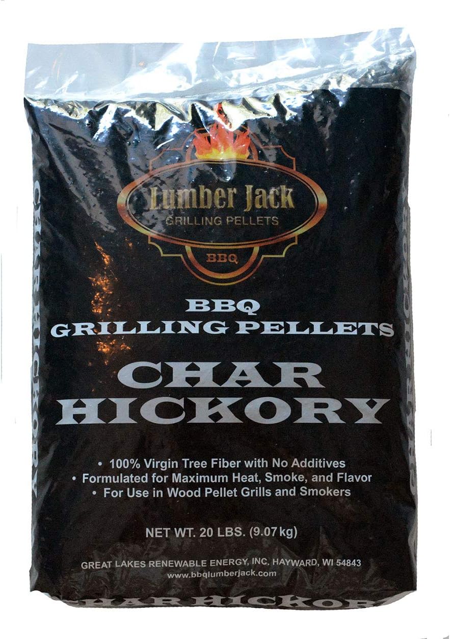 Lumber Jack Char Hickory BBQ Grilling Pellets - 20 lbs.