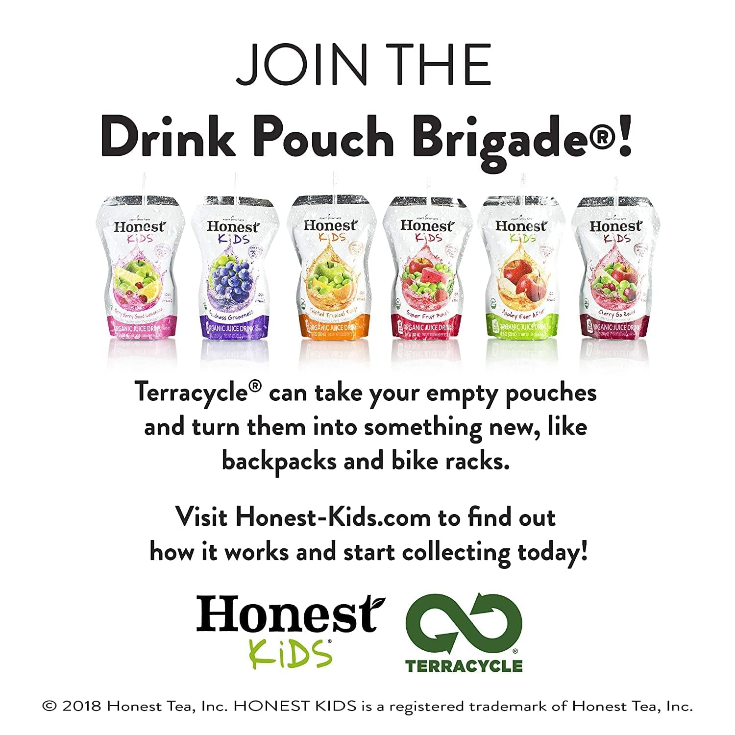 Honest Kids Appley Ever After, Organic Juice Drink, 6 Fl oz Juice Boxes, Pack Of 40, Apple