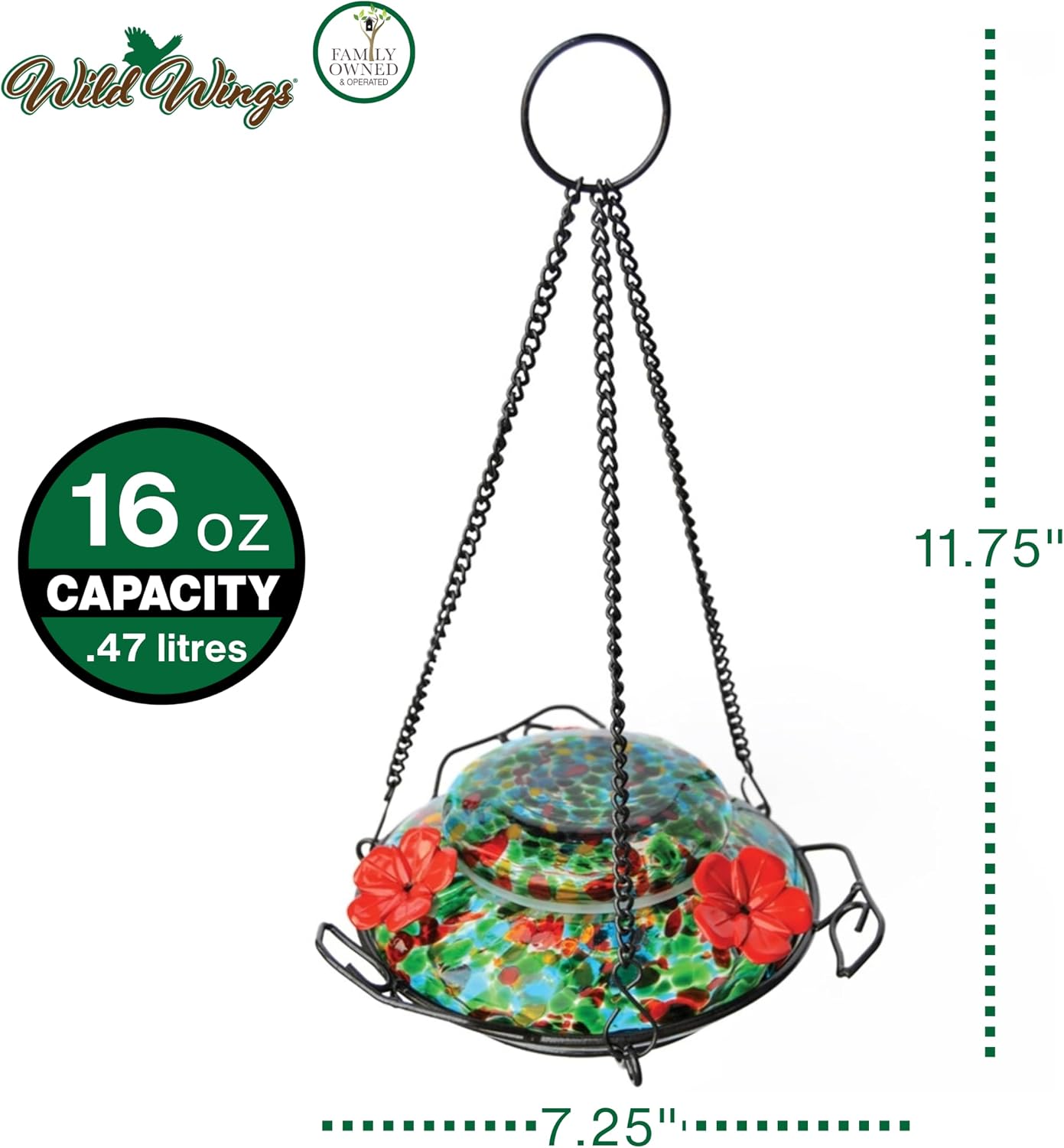 Nature's Way Brid Products WWGHF1 Top Fill Hummingbird Feeder