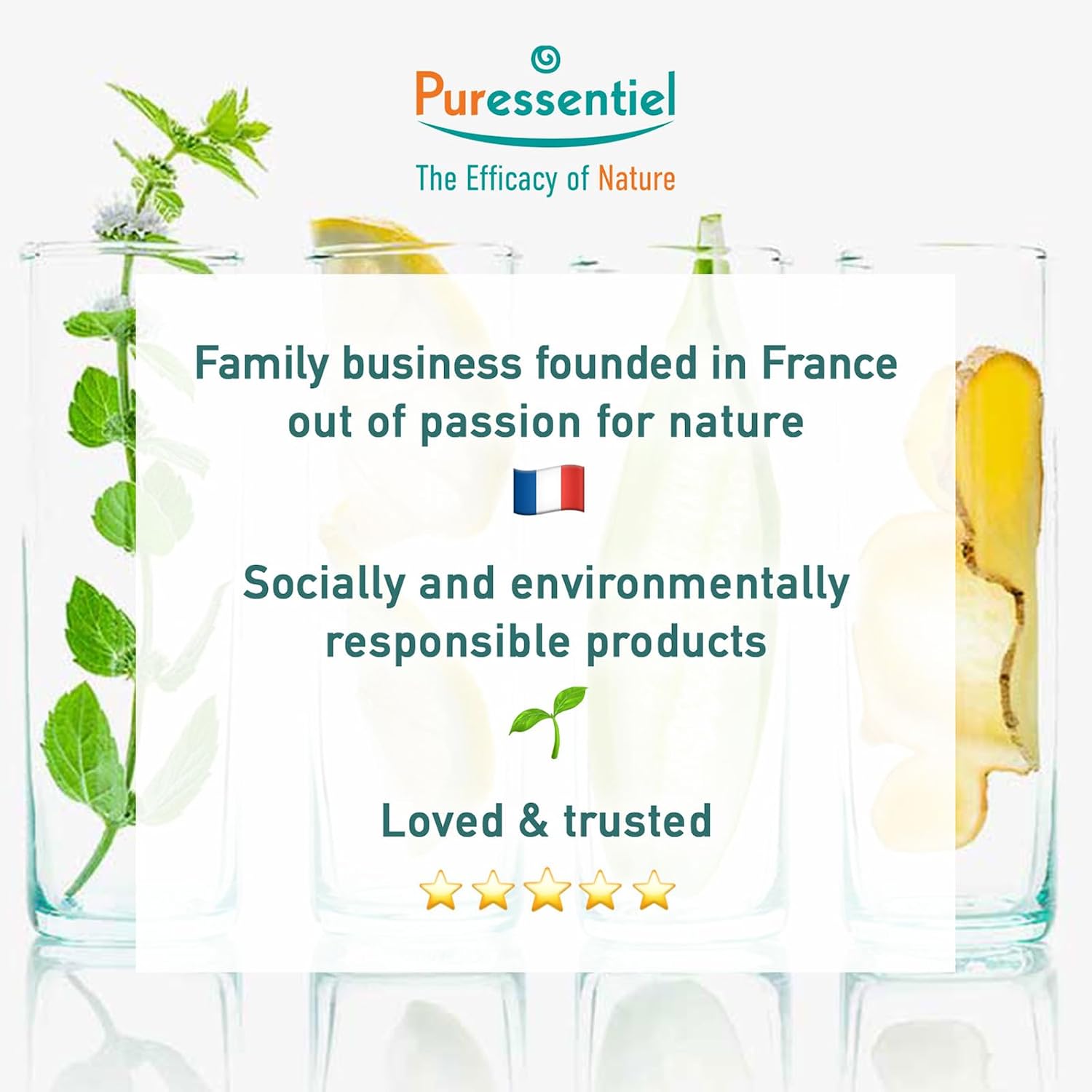 "Puressentiel Purifying Air Freshener Spray - Room Spray with 41 Essential Oils - Eliminate Odors without Synthetic Chemicals - Multi-Use - 6.75 oz"