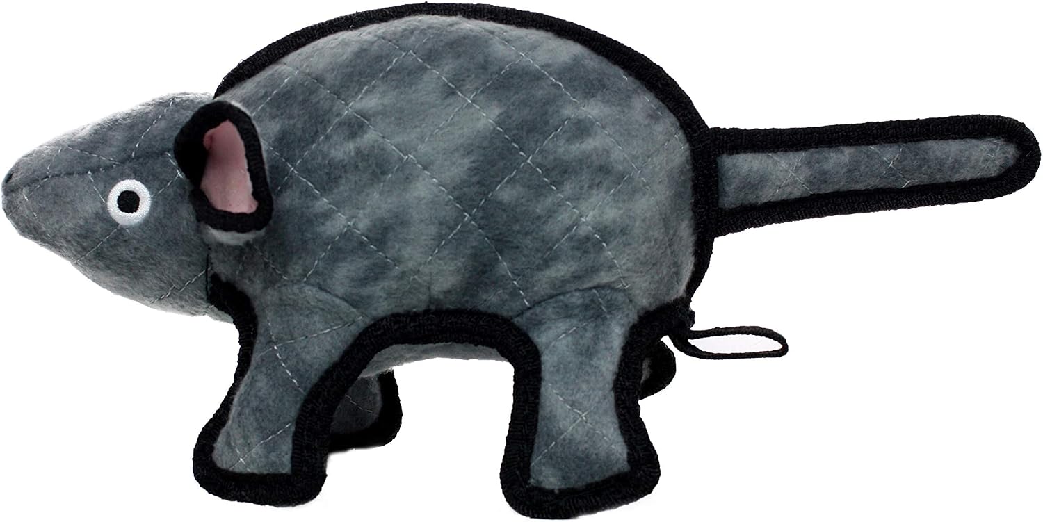 TUFFY® : Cow Dog Toy: Ultra Durable Plush Toy with Multiple Layers & Reinforced Seams, Washable and Floats, Original Construction