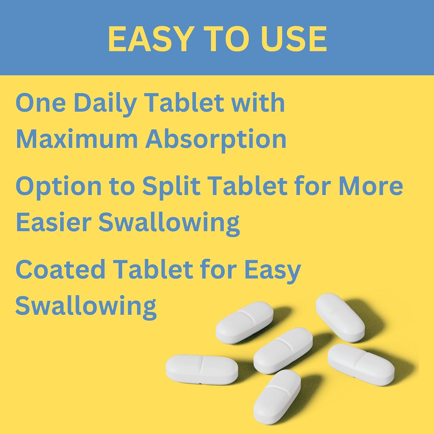 Greenfield Nutritions Halal Calcium Tablets with Vitamin D3 - Halal Calcium 600mg with Vitamin D3 400IU - 90 Halal Vitamins Calcium Tablets for