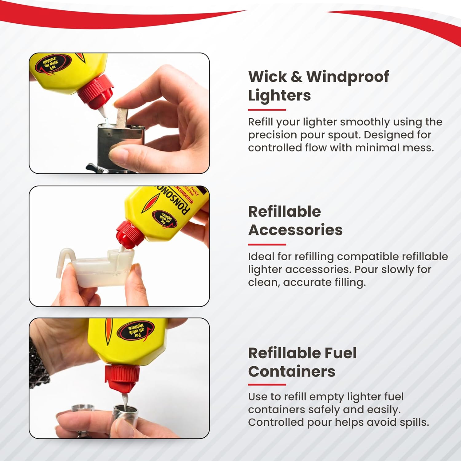 Ronson 12 Ounce Ronson Lighter Fuel - Pack of 2