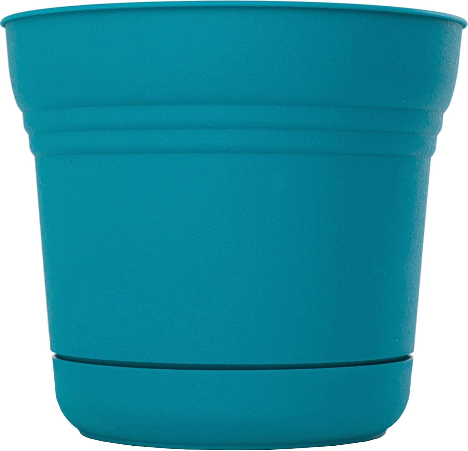 Bloem Saturn Planter with Saucer, 10", Calypso (SP1027)