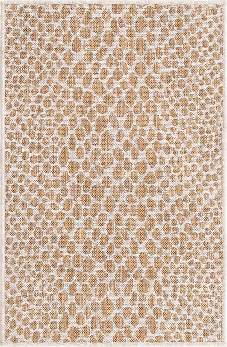 Unique Loom Outdoor Collection Area Rug - Cape Town (9' x 12' Rectangle, Blue/Ivory)