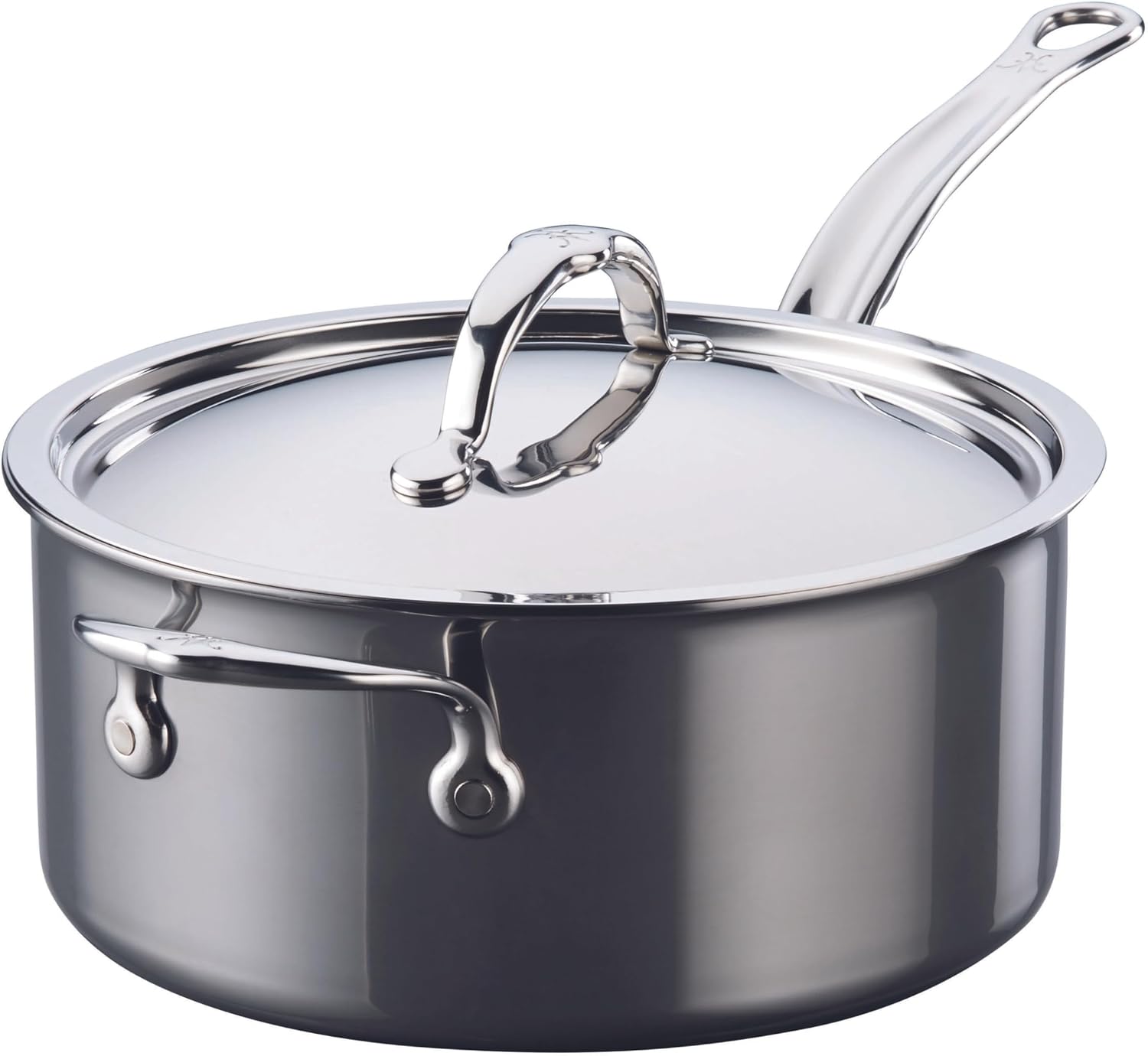 Hestan - NanoBond Collection - Stainless Steel Titanium Sauce Pan, Induction Cooktop Compatible, 4 Quart