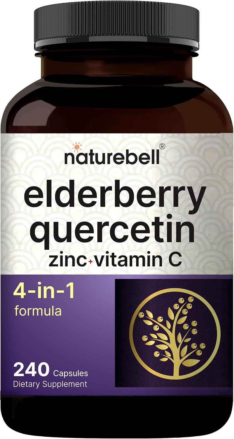 NatureBell Elderberry with Vitamin C, Zinc & Quercetin