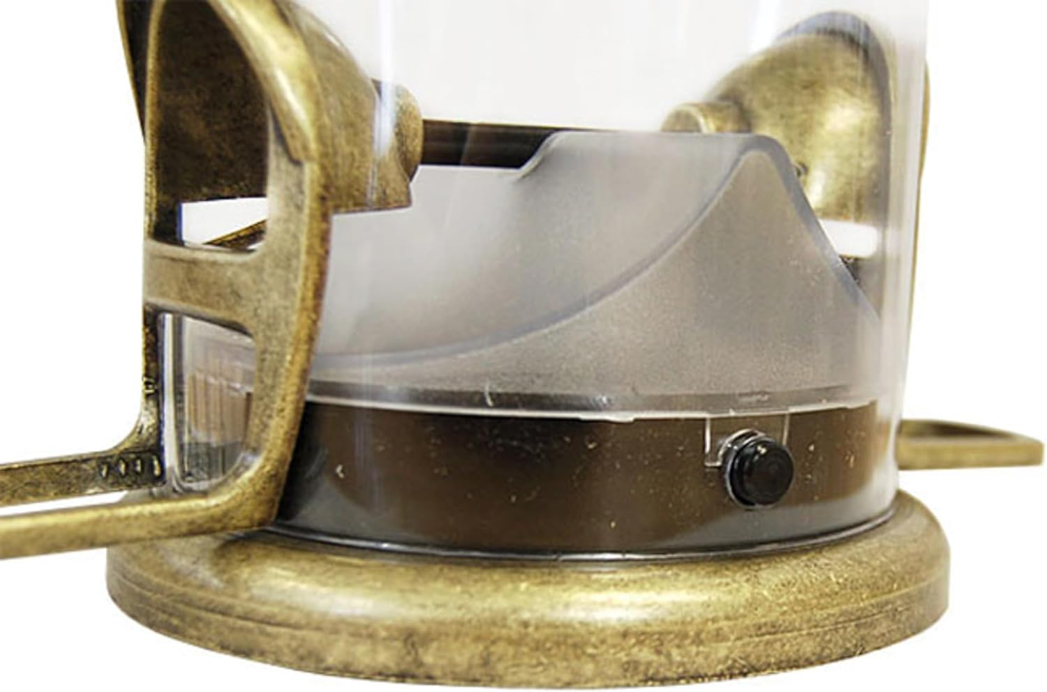 Aspects 420 Antique Brass Quick Clean Big Tube Feeder, Large, Brown/A