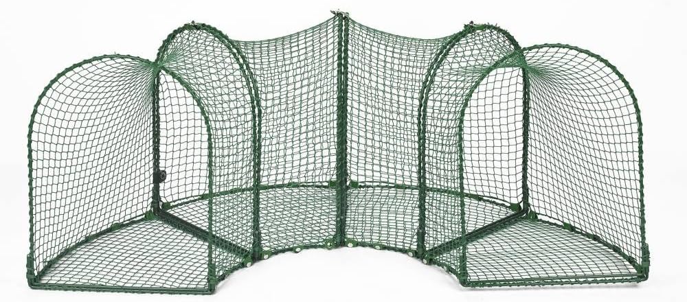 Curves (4) Outdoor Cat Enclosure Green 96" x 18" x 24"
