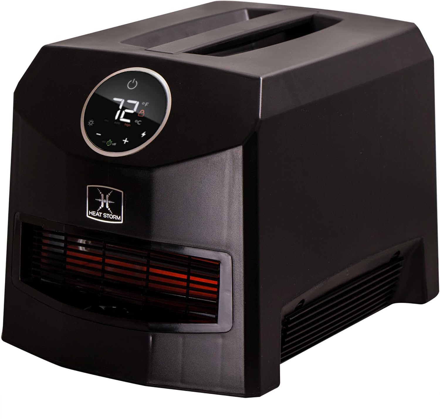 Heat Storm Mojave Indoor Ultra Lightweight Portable Infrared Space Heater - 1500 Watts - Built in Thermostat & Overheat Sensor - Remote Control