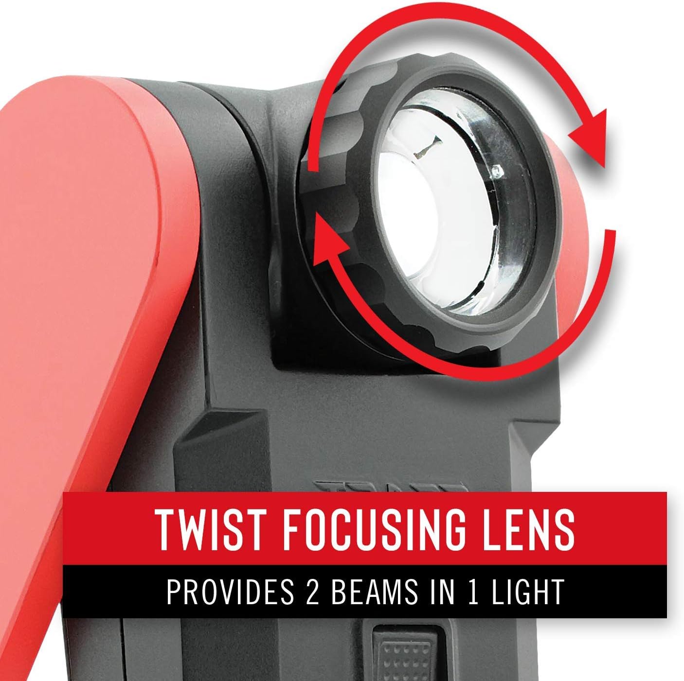 Coast PM300 700 Lumen Magnetic Focusing Worklight with 360-Degree Rotating Handle and Pivoting Beam