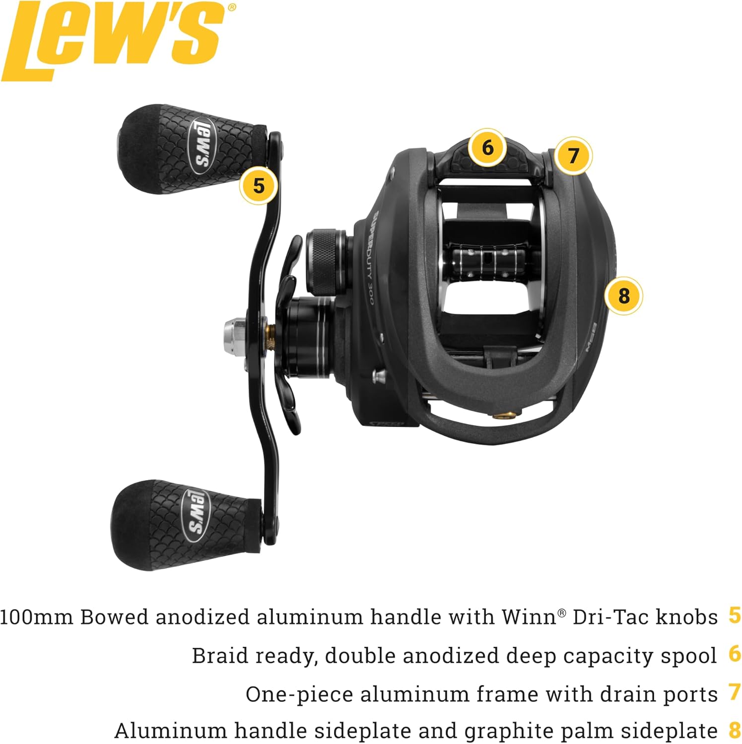 Lew's SuperDuty 300 Speed Spool Baitcast Reel