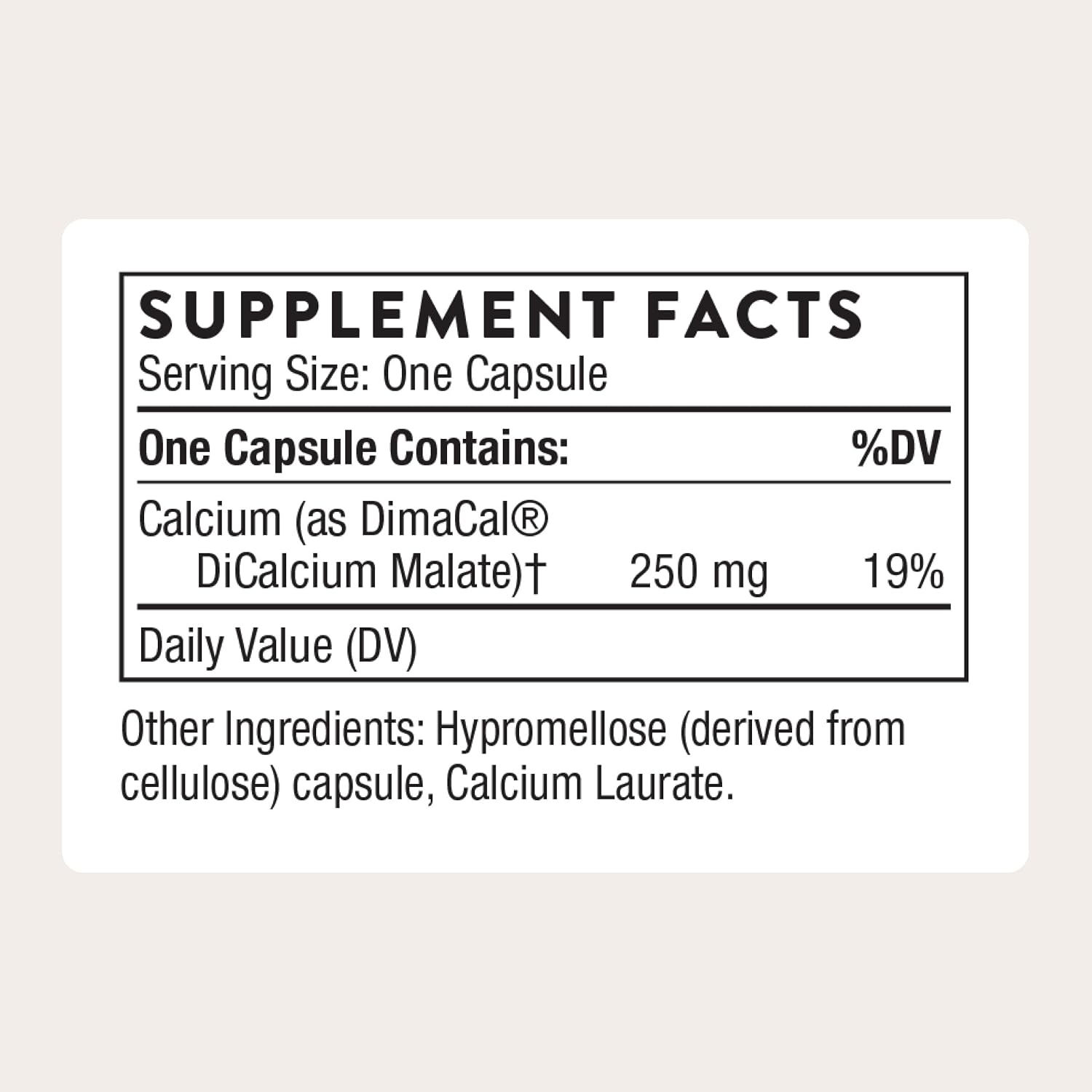 THORNE Calcium, Chelated DiCalcium Malate Supplement, 120 Capsules | Supports Strong Bones & Teeth