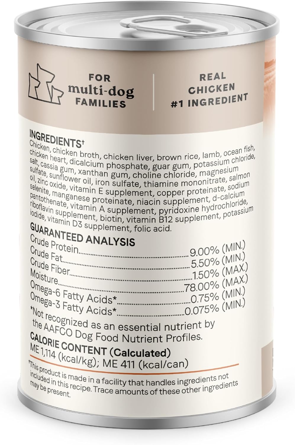 Canidae All Life Stages Premium Wet Dog Food for All Breeds, All Ages, Chicken & Rice Recipe, 13 oz. (Case of 12)