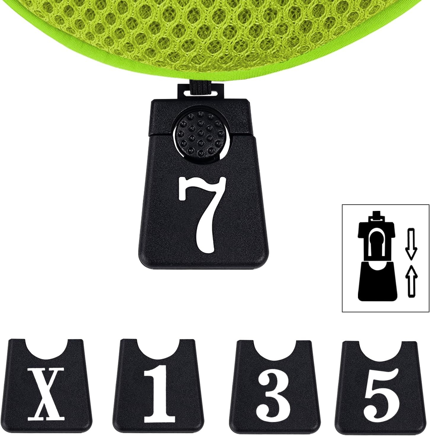 Andux 4pcs/Pack Golf 460cc Driver Fairway Wood Club Head Covers