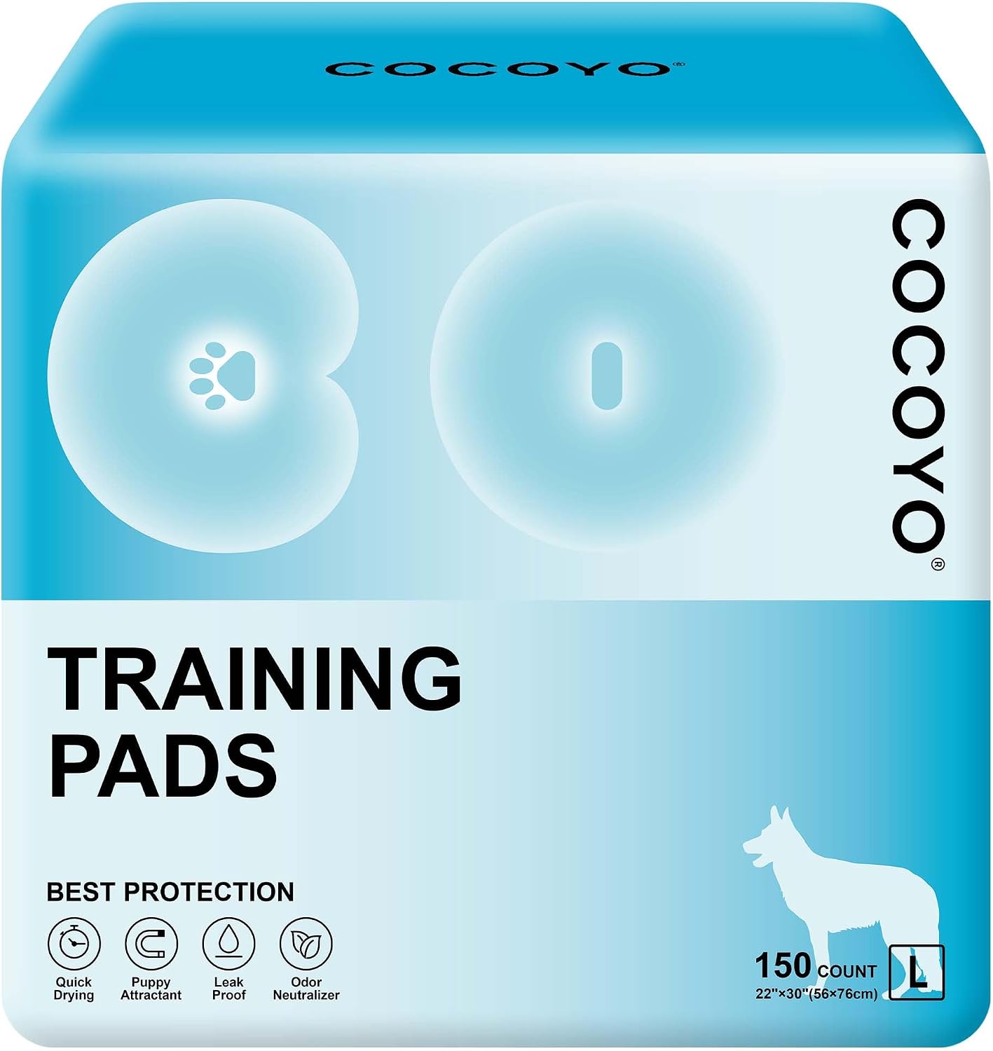 COCOYO Training Pads, 30"X36", 40 Count, XXL