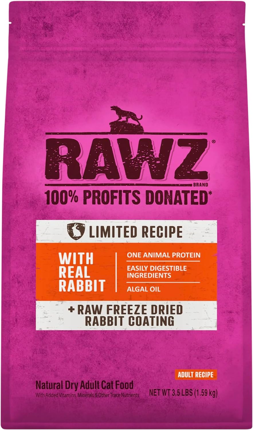 Rawz Dehydrated Chicken, Turkey & Chicken Recipe Natural Meal Free Dry Cat Food (3.5 Pound (Pack of 1), Chicken & Turkey)