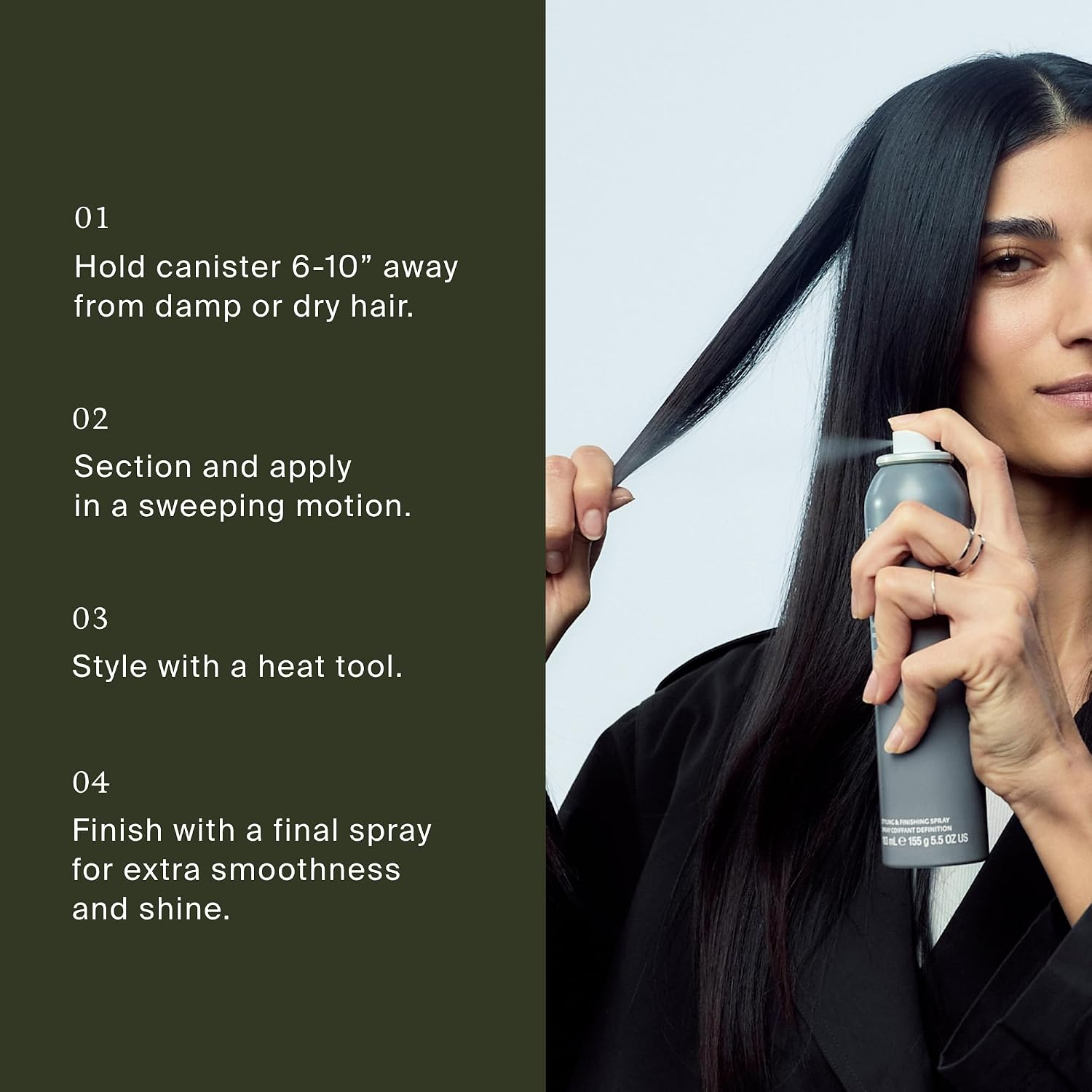 Living Proof Perfect Hair Day Heat Styling Spray – Smoothness for 48 Hours, Heat Protection up to 450°F, Ultra-Fine Mist for Damp or Dry Hair