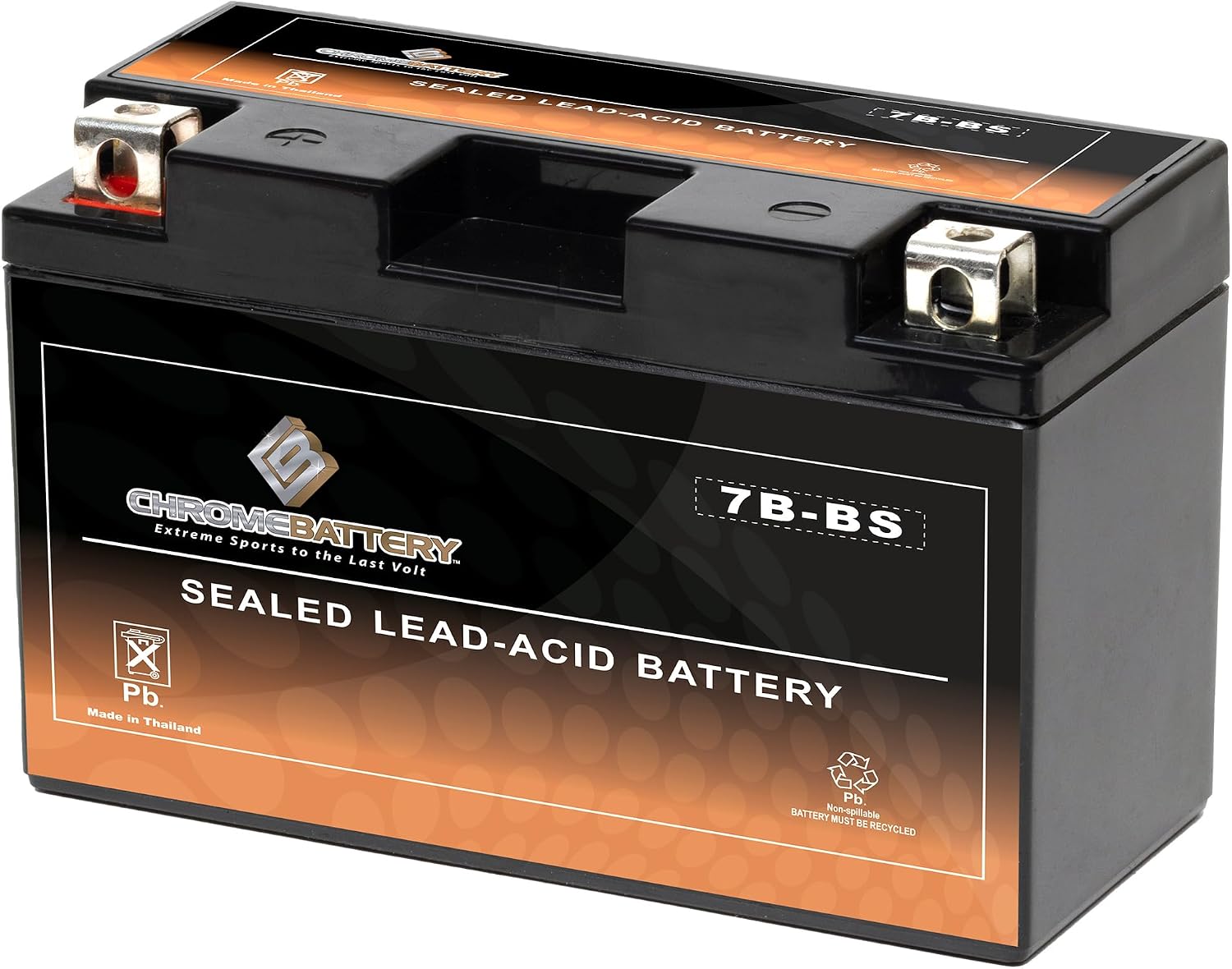 CB CHROMEBATTERY YTX30L-BS 12V 385 CCA AGM – Maintenance-Free 30Ah Battery for Harley, ATV, UTV, Snowmobile, Jet Ski – T3 Nut & Bolt Terminal – Fits Harley Touring, Polaris Sportsman 850