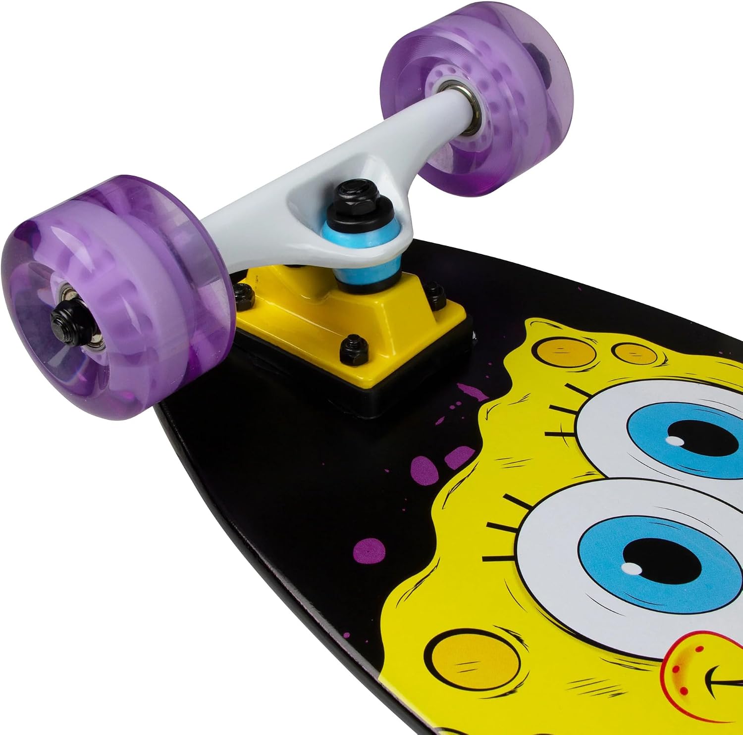Kryptonics Spongebob 36" Longboard Skateboard – Durable Maple Deck, Smooth PU Wheels, Great for Kids, Teens & Beginners.