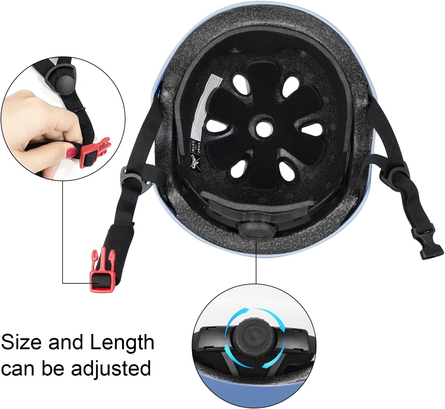 Besttravel Kids Helmet, Toddler Adjustable Kids Ages 3-8 Years Old Boys Girls Multi-Sports Safety