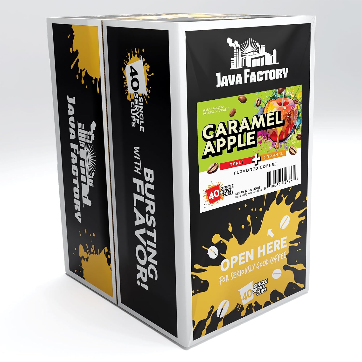 Java Factory Coffee Pods Compatible with K Cup Brewers Including 2.0, Assorted Variety Pack, 80 Count