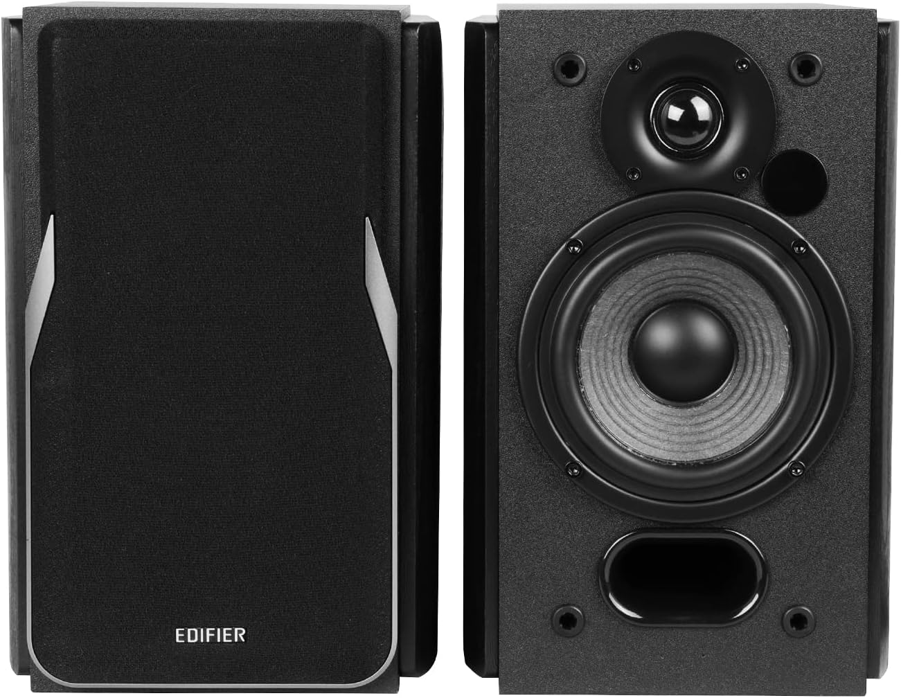 Edifier R1380DB Active Bluetooth Bookshelf Speakers - Optical/Coaxial Input - 2.0 Wireless Studio Monitor Speaker - 42W RMS (Black)