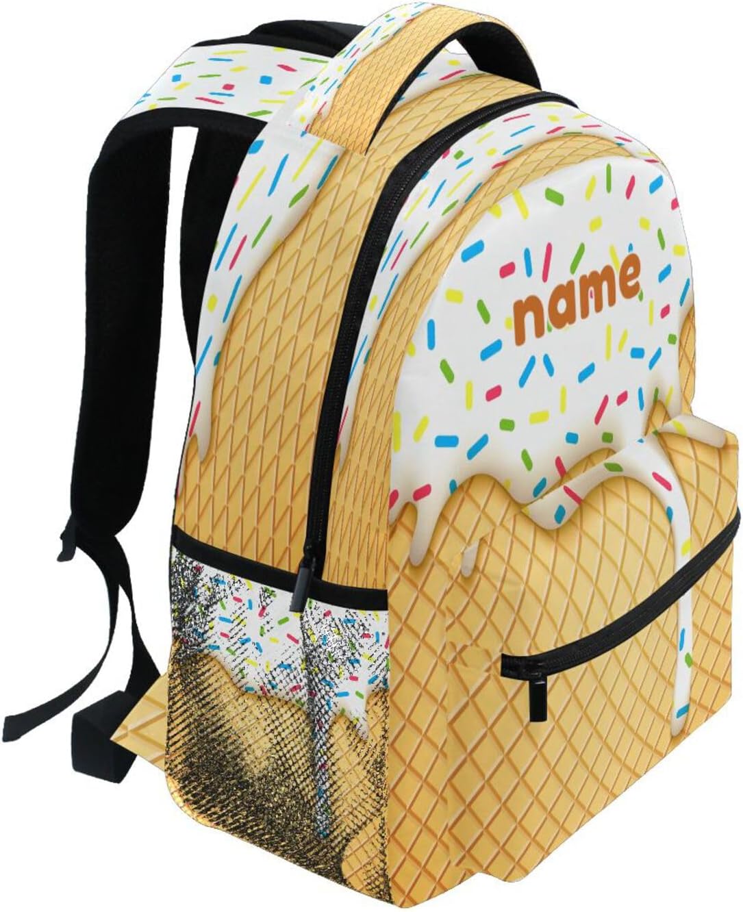 Blueangle Ice Cream Backpack for Girls, Cute School Laptop Backpack