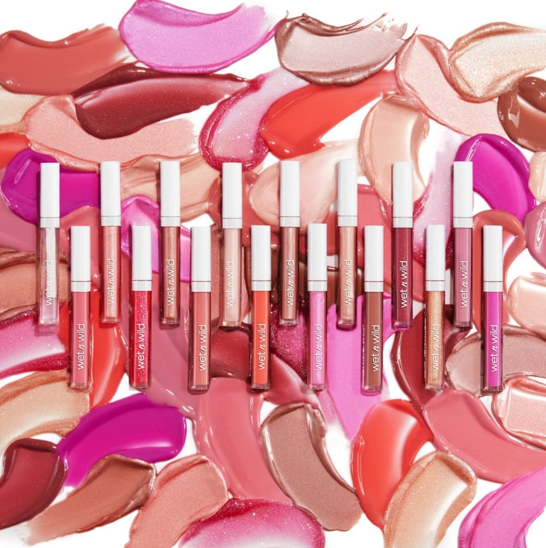wet n wild MegaSlicks Lip Gloss, Ultra-Glossy, Vitamin-E Enriched, Ultra-Gloss High Shine Moisturizing, Cruelty-Free & Vegan - Bronze Berry