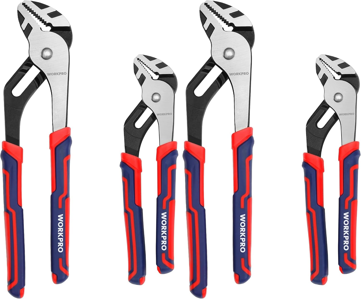WORKPRO 3 Piece Groove Joint Plier Set