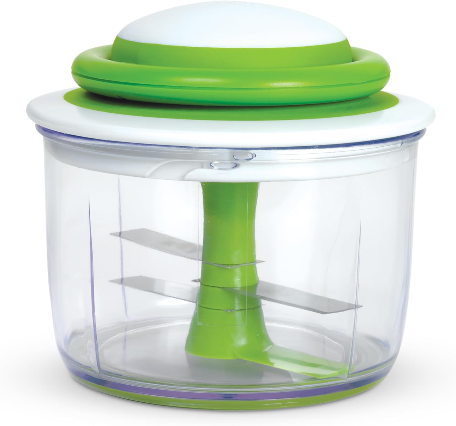 Chef'n VeggiChop Hand-Powered Food Chopper (Arugula), 5.5" x 5.5" x 5"