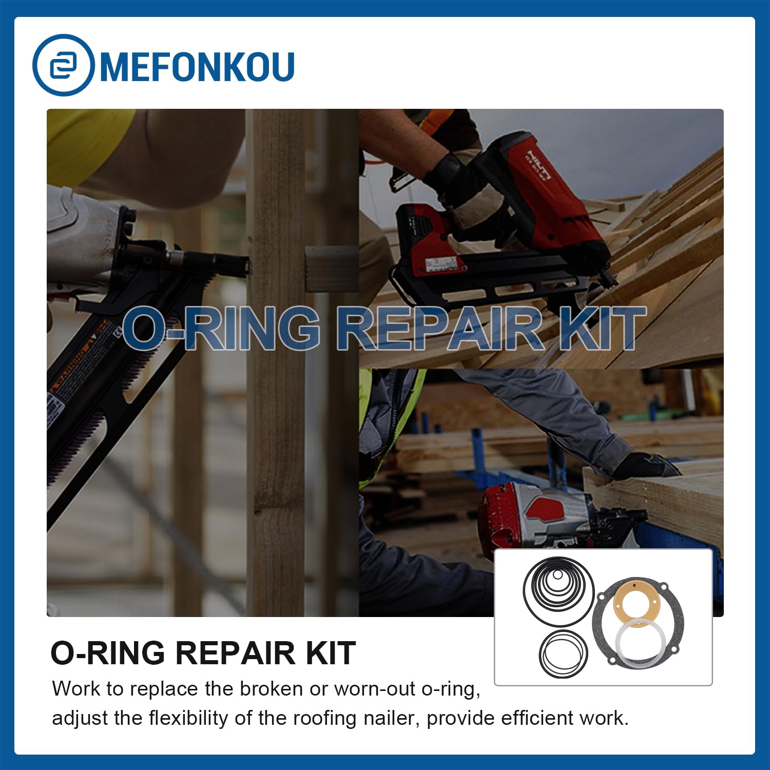219235 O-Ring Repair Kit Replace Parts 402011 501001 500407 for Paslode F350S F250s Framing Nailer