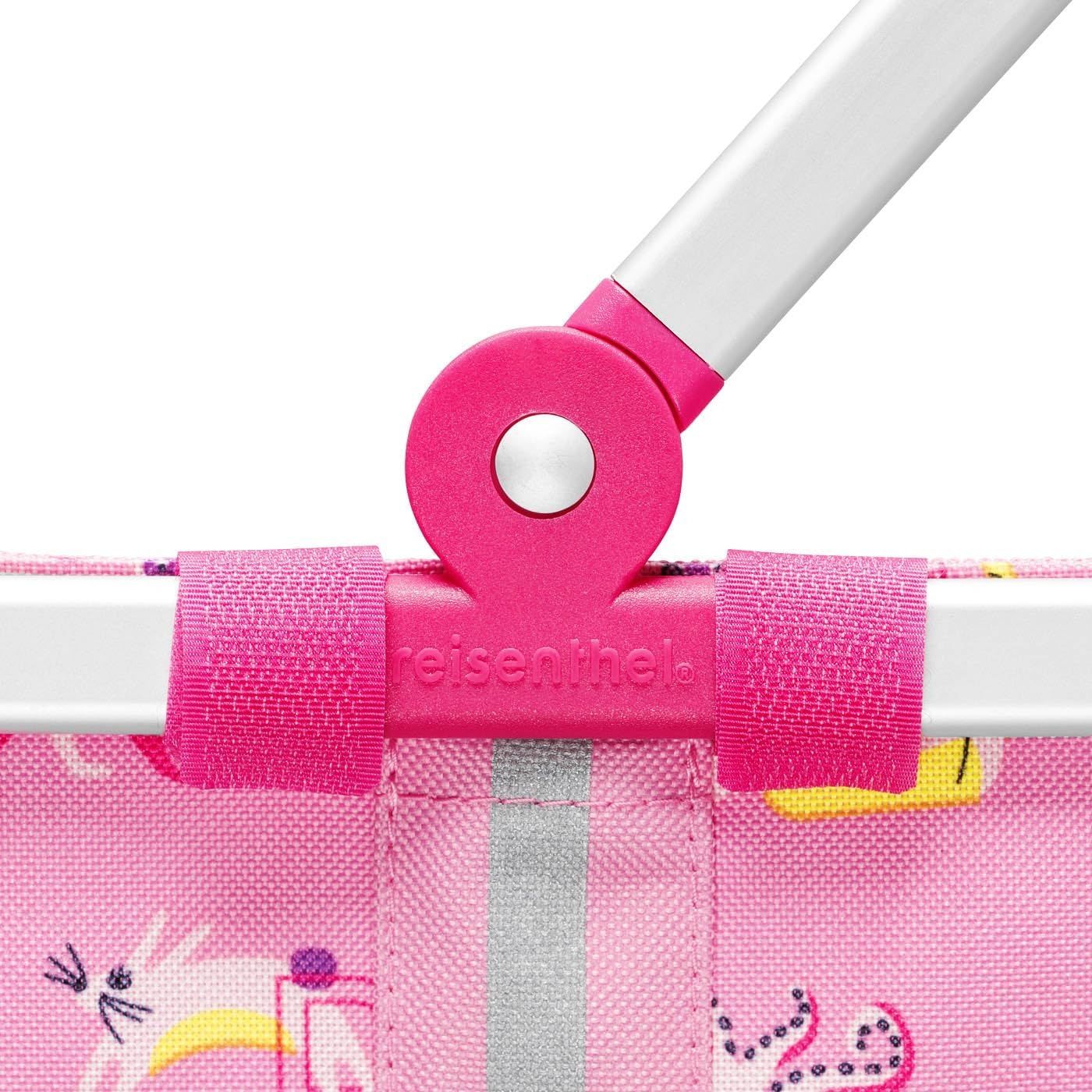 reisenthel Carrybag XS Kids, Extra Small Collapsible Basket, ABC Friends Pink
