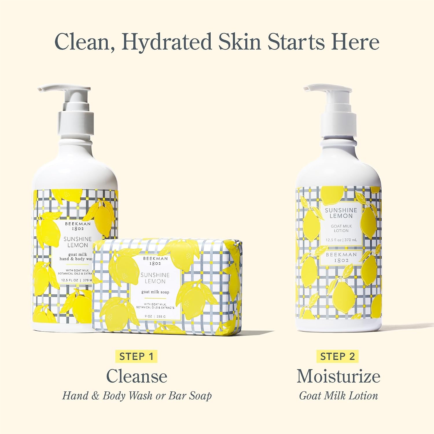 Beekman 1802 Goat Milk Hand Soap, Fragrance Free, 12.5 fl oz | Moisturizing Body Wash & Liquid Hand Soap for Sensitive Skin, Hand & Body Wash, Natural Soap with Goat Milk & Aloe