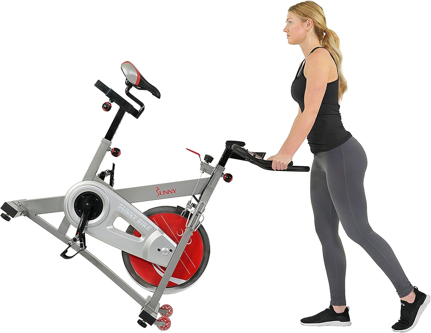 Sunny Health & Fitness Belt Drive Pro Indoor Cycling Bike