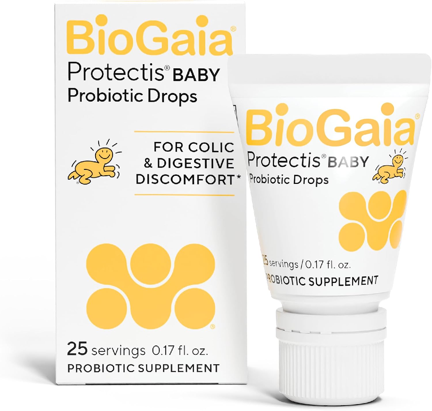 BioGaia Baby Probiotic Drops | Colic & Gas Relief | Safe for Newborns | Pediatrician-recommended | Ease Crying, Fussing, Colic, Gas
