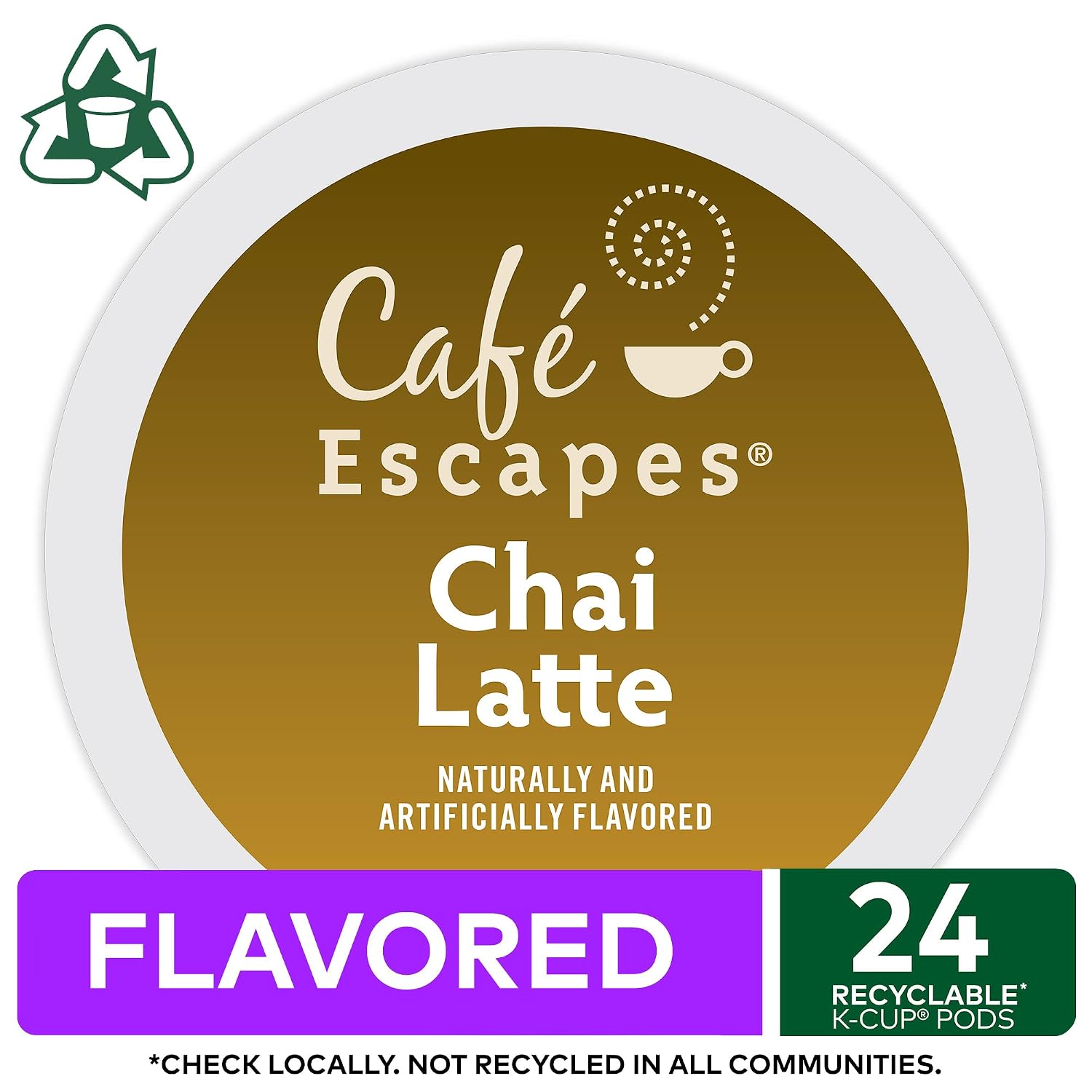 Café Escapes Café Caramel, Keurig Single-Serve K-Cup Pods, 24 Count