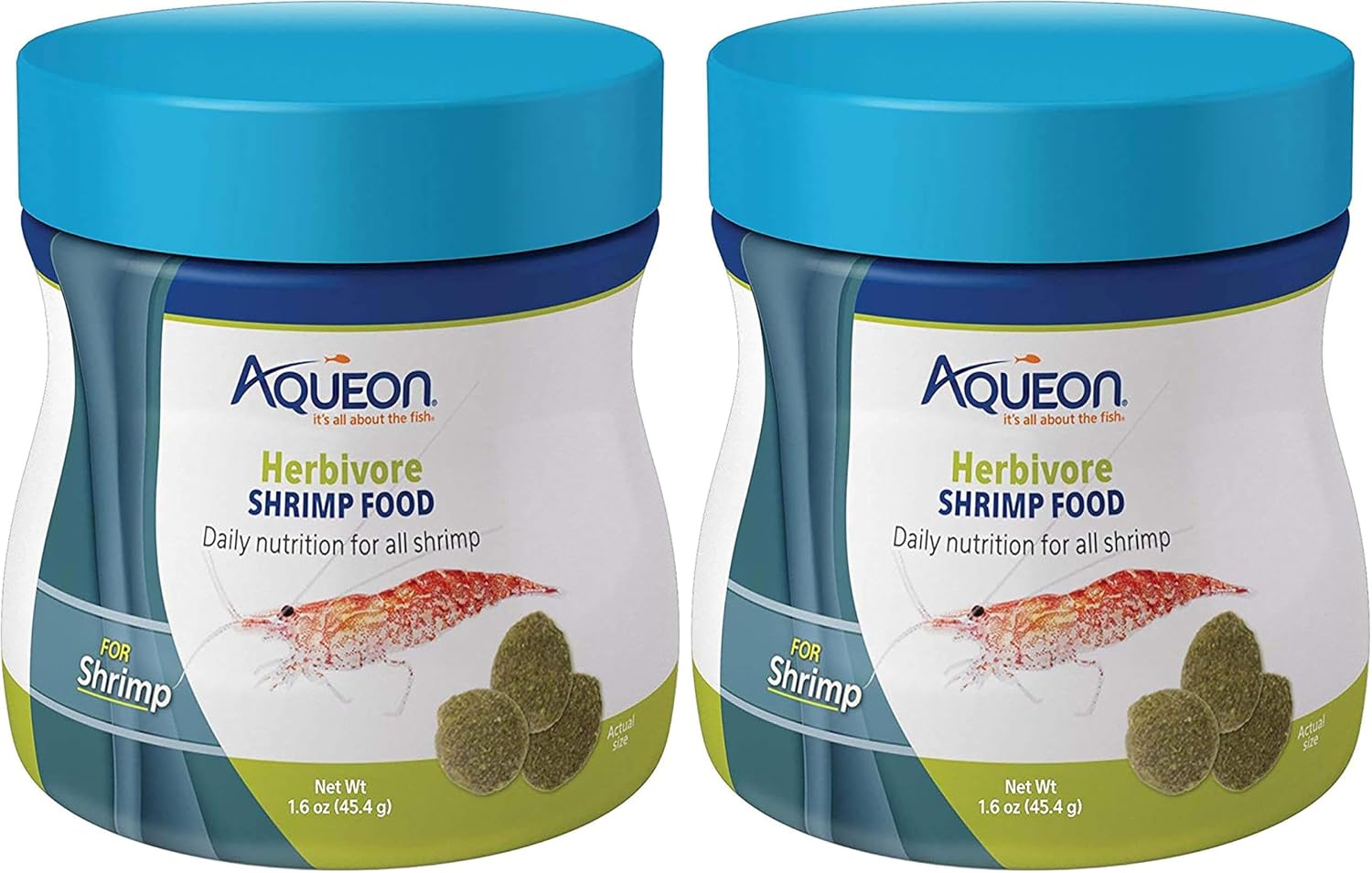 Aqueon Herbivore Shrimp Disc Food 1.6 Ounces