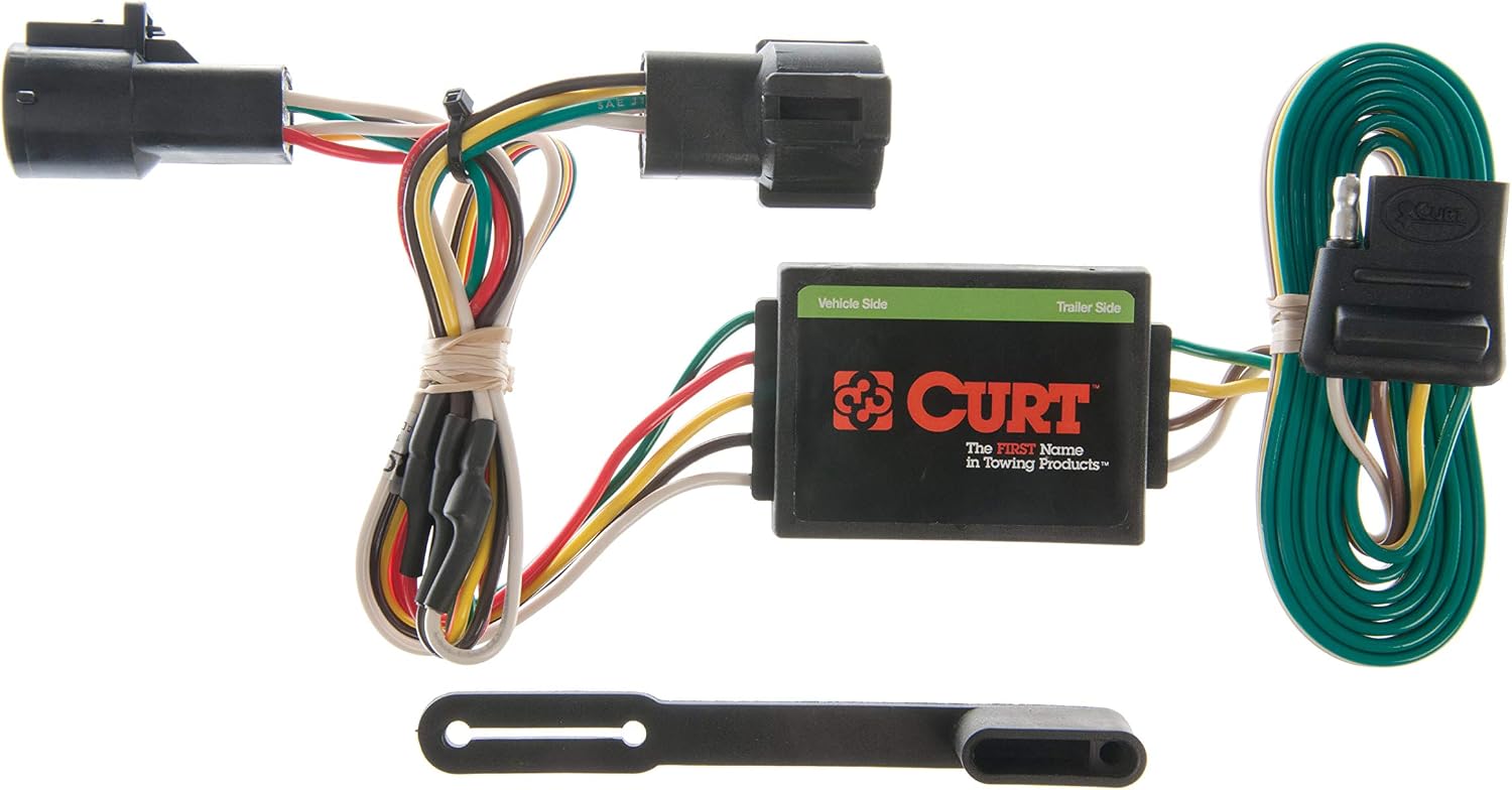 CURT 55325 Vehicle-Side Custom 4-Pin Trailer Wiring Harness for Select Ford Ranger, Mazda B2300, B3000, B4000