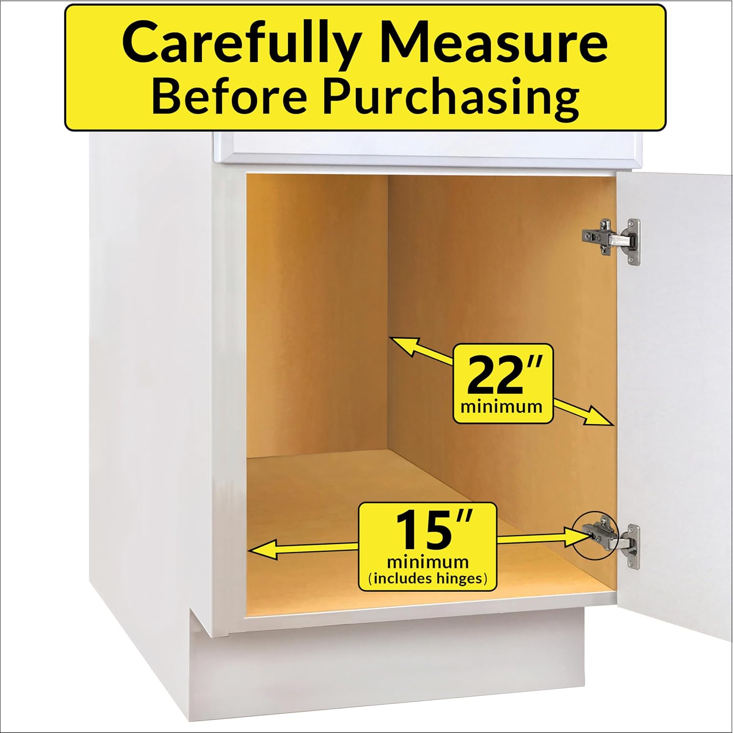LYNK PROFESSIONAL® Pull Out Cabinet Organizer, Kitchen Slide Out Drawer | 11W x 21D Chrome cabinet pull-out shelves with 3/4-extension glides create easy-access storage for cookware and pantry items