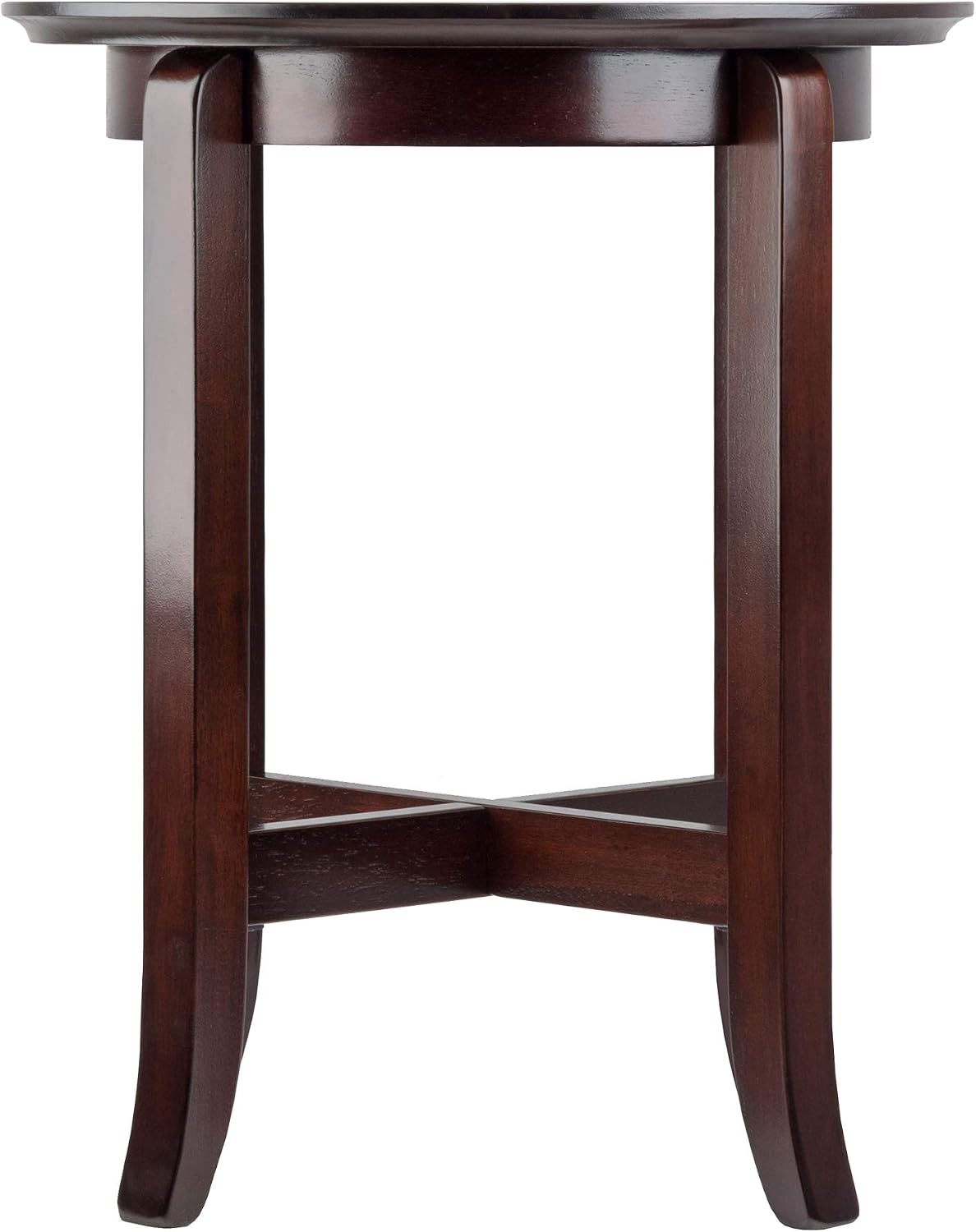 Winsome Toby Round End Table | Small Practical and Elegant Round Table for Bedroom, Den, or Living Room, Furniture Essentials for New Homes