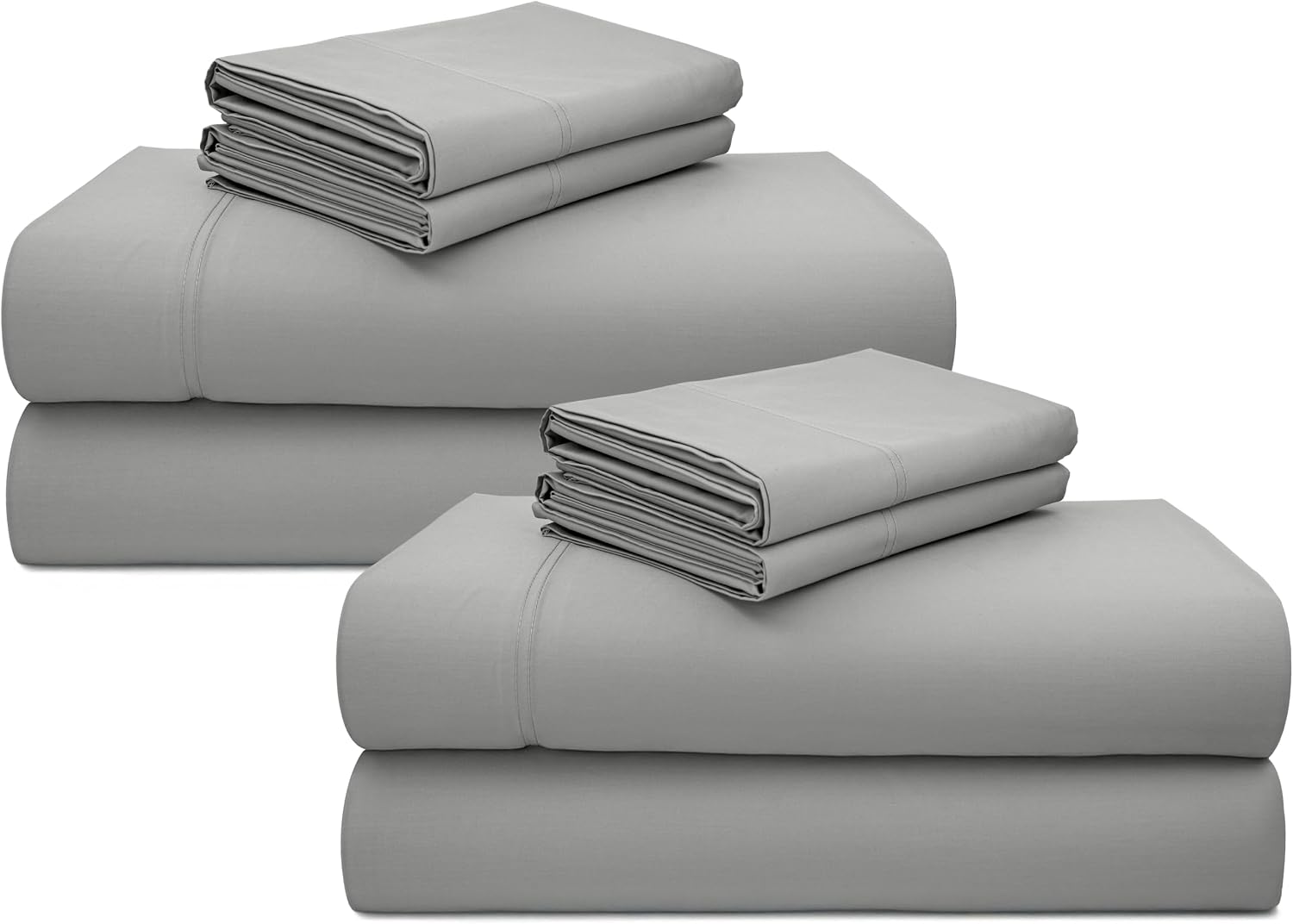 California Design Den Luxury 600 Thread Count Full Size Sheet Sets, Seafoam | 100% Cotton Sateen Backed by Good Housekeeping Seal, Soft & Smooth, 16" Deep Pocket, All-Around Elastic, Durable, Easy Care