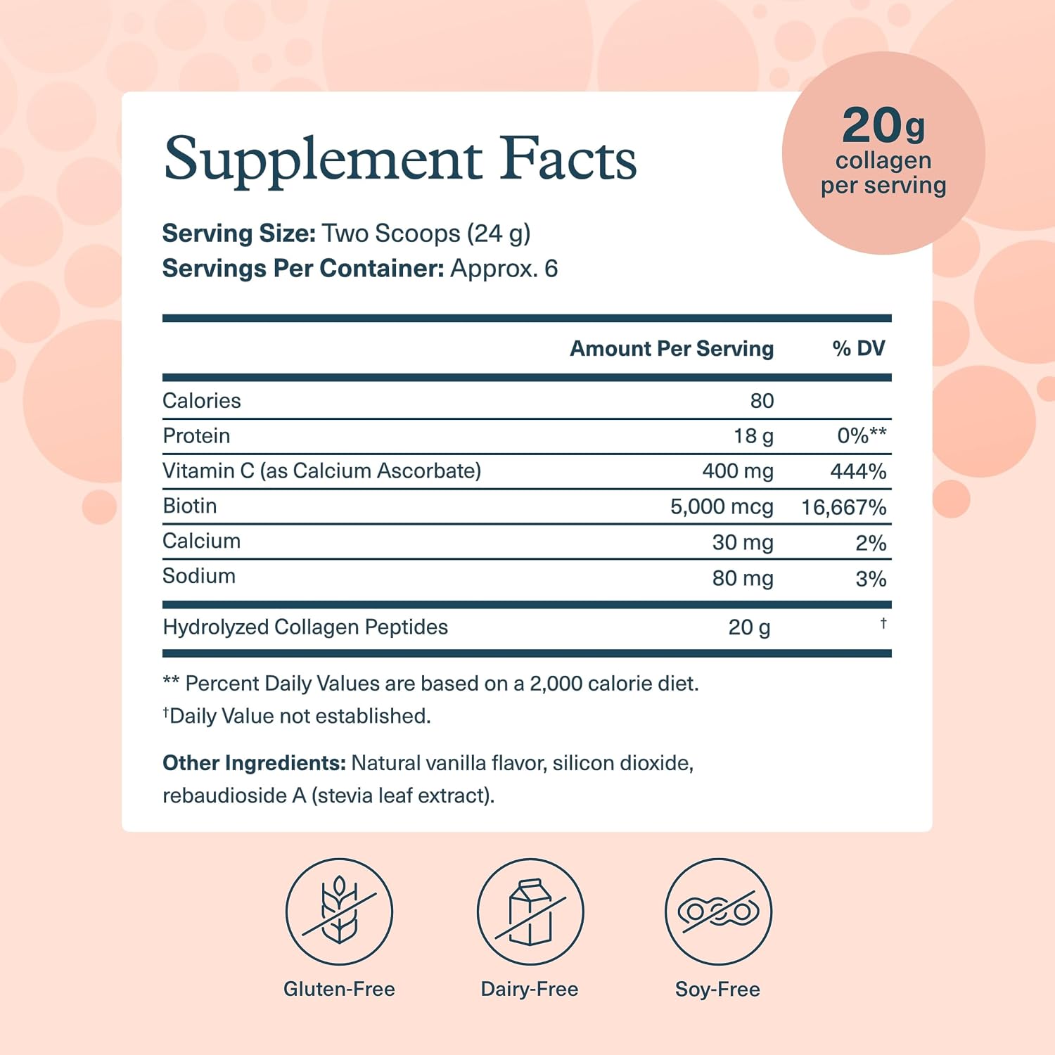 Youtheory Collagen Powder, 20g, Unflavored, 10 oz, 12-Day Supply