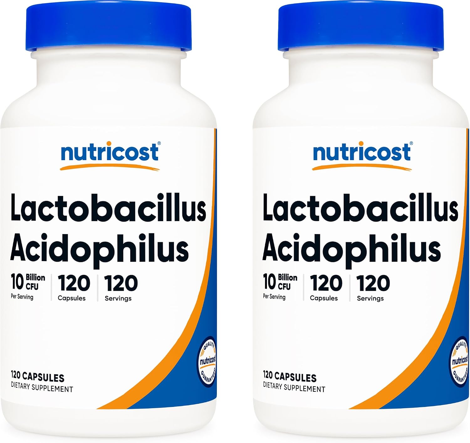 Nutricost Lactobacillus Acidophilus 10 Billion CFU, 120 Vegetarian Capsules