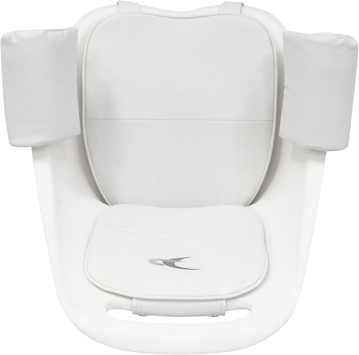 Wise 8WD007-3-710 Offshore Series Deluxe Pilot Chair Cushions with Armrests - White | Roto-molded marine plastic frame, 28 oz vinyl