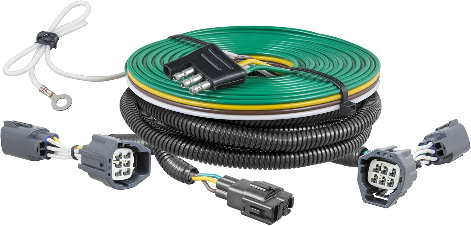 Custom Towed-Vehicle RV Wiring Harness, Compatible with Select Wrangler JK